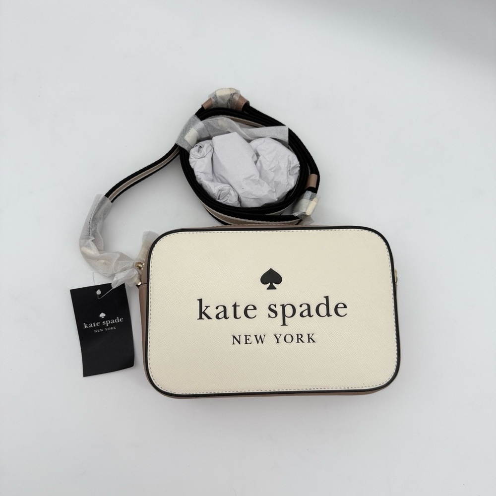 Kate Spade Oh Snap Colorblock Mini Camera Bag Toasted Hazelnut Multi
